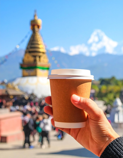 Pouring chai